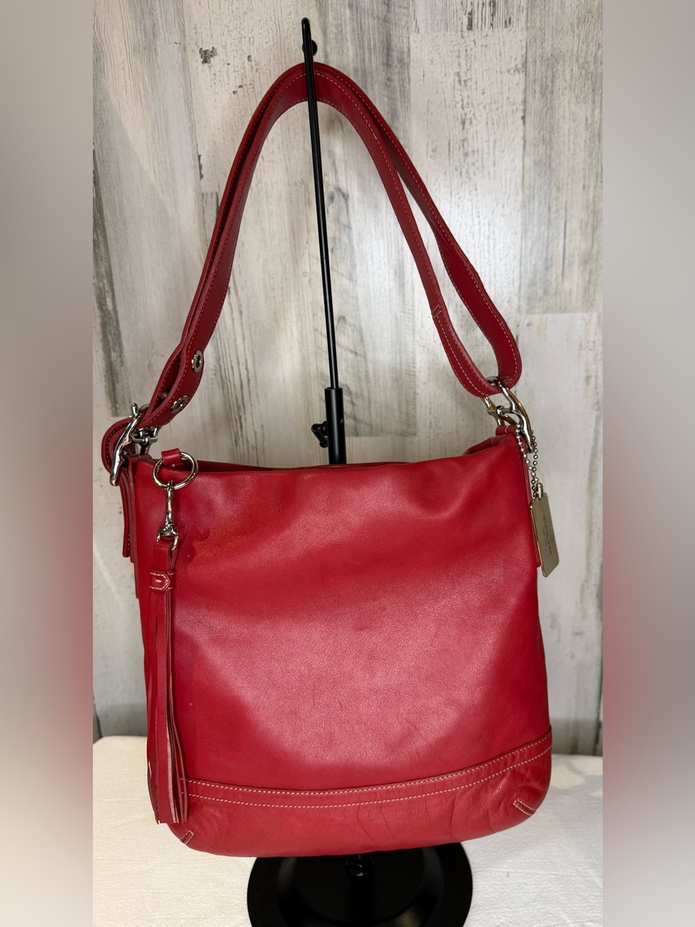 Coach Vintage Slim Duffle Bag convertible strap 2003 1415 made in Turkey